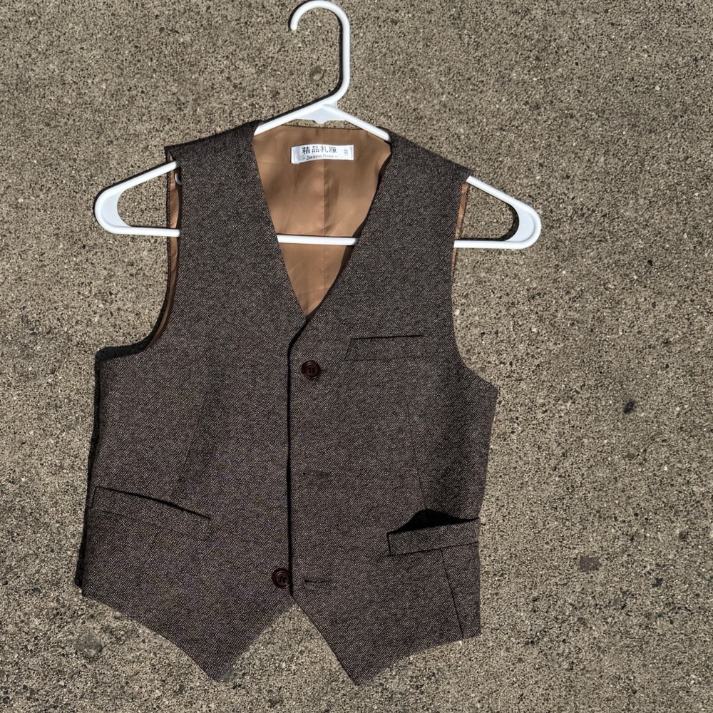 Brown/Grey Vest